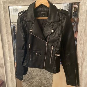 Leather Bomber Jacket